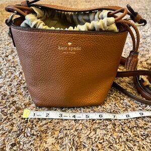 Kate Spade Tan Leather Crossbody Bag